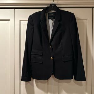 J.Crew Schoolboy Blazer, Black, Size 6